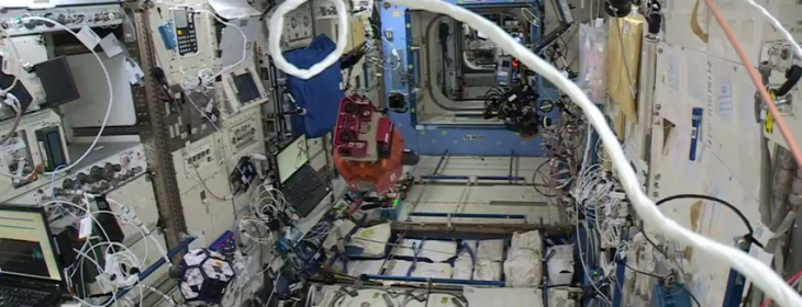 drone learns to see in zero gravity