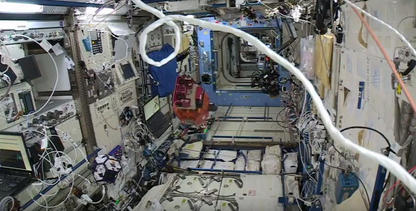 drone learns to see in zero gravity